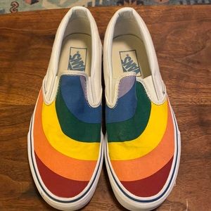 Vans rainbow slip-on